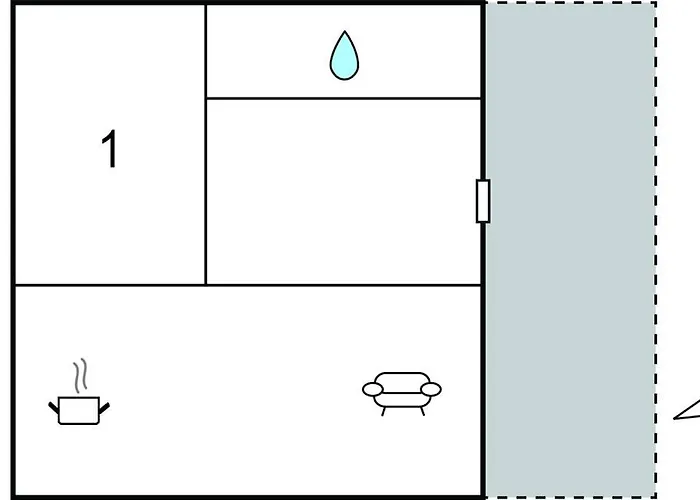 Апартаменты 1 Bedroom Lovely In Нин